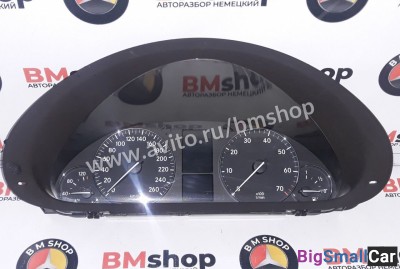Приборная панель Mercedes W203 из Японии