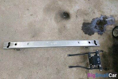 Усилитель бампера хонда цивик 4д